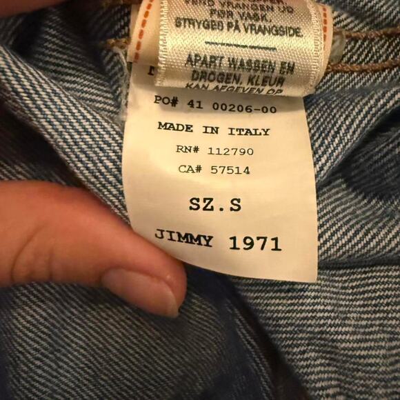 Gorgeous Rare VTG true religion jimmy denim jacket size S - Picture 8 of 8
